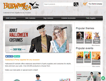 Tablet Screenshot of halloween24.com